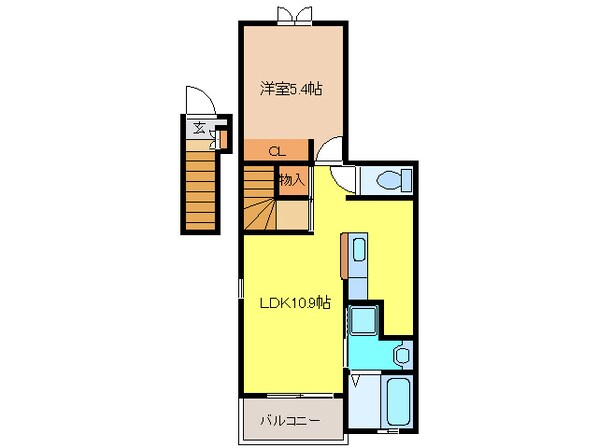 サンマロンの物件間取画像